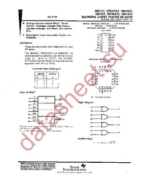 SN74S32D datasheet  